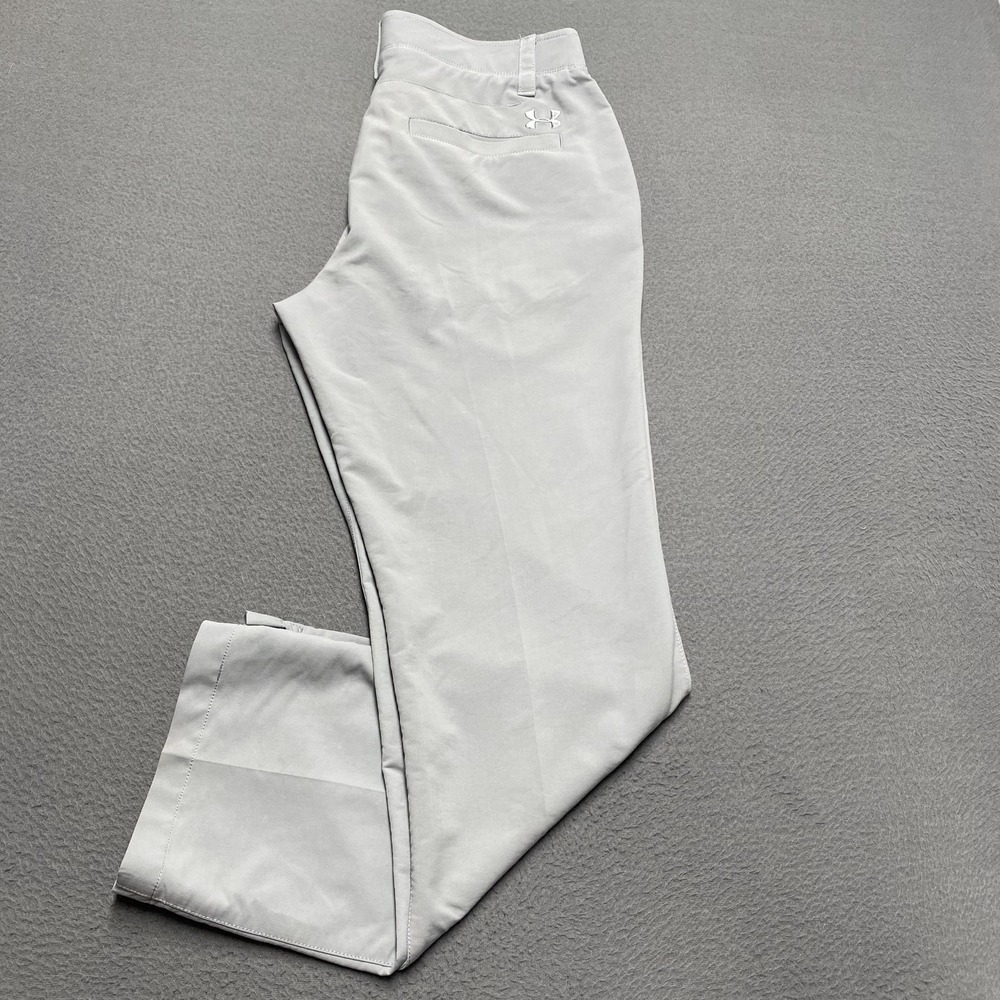 Under Armour Pants Mens 34x30 Gray Straight Leg Golf Casual Lightweight Athletic